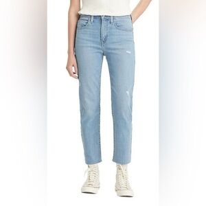 Levi’s High-Rise Straight Cropped Jeans- NWT